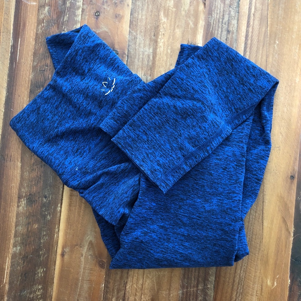 Beyond Yoga blue ankle leggings high waist